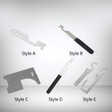 Maxbell Firefighting Tool Compact Practical Firefighter Pry Bar for First Responders Style A