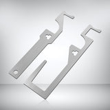 Maxbell Firefighting Tool Compact Practical Firefighter Pry Bar for First Responders Style E