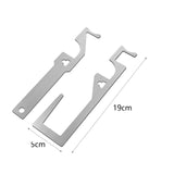 Maxbell Firefighting Tool Compact Practical Firefighter Pry Bar for First Responders Style E