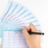 Maxbell 6 Ring Loose Leaf Lined Paper Binder Planner Insert Students A6 Refill Paper