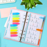 Maxbell 6 Ring Loose Leaf Lined Paper Binder Planner Insert Students A6 Refill Paper