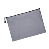 Maxbell Zipper Pouch Gray Document Bag for Office Appliances School Supplies Gadgets