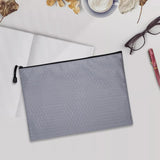 Maxbell Zipper Pouch Gray Document Bag for Office Appliances School Supplies Gadgets