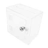 Maxbell Clear Ballot Box Suggestion Box Bar Raffle Box Business Acrylic Donation Box