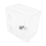 Maxbell Clear Ballot Box Suggestion Box Bar Raffle Box Business Acrylic Donation Box