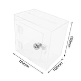 Maxbell Clear Ballot Box Suggestion Box Bar Raffle Box Business Acrylic Donation Box