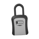 Maxbell Key Lock Box Valets Wall Mounted Indoor Outdoor Store Keys Cabinet Organizer Gray