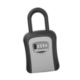 Maxbell Key Lock Box Valets Wall Mounted Indoor Outdoor Store Keys Cabinet Organizer Gray