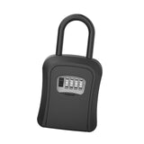 Maxbell Key Lock Box Valets Wall Mounted Indoor Outdoor Store Keys Cabinet Organizer Black