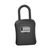 Maxbell Key Lock Box Valets Wall Mounted Indoor Outdoor Store Keys Cabinet Organizer Black