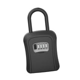 Maxbell Key Lock Box Valets Wall Mounted Indoor Outdoor Store Keys Cabinet Organizer Black