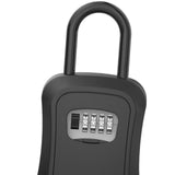 Maxbell Key Lock Box Valets Wall Mounted Indoor Outdoor Store Keys Cabinet Organizer Black