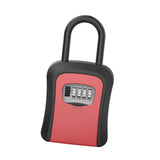 Maxbell Key Lock Box Valets Wall Mounted Indoor Outdoor Store Keys Cabinet Organizer Red