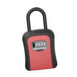 Maxbell Key Lock Box Valets Wall Mounted Indoor Outdoor Store Keys Cabinet Organizer Red