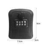 Maxbell Key Lock Box Security Lock Box for Realtors Outdoor House Keys Room Cards