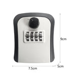 Maxbell Key Lock Box Security Lock Box for Realtors Outdoor House Keys Room Cards