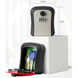Maxbell Key Lock Box Security Lock Box for Realtors Outdoor House Keys Room Cards