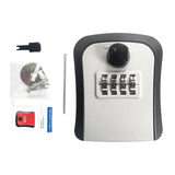 Maxbell Key Lock Box Security Lock Box for Realtors Outdoor House Keys Room Cards