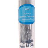 Maxbell 100 Gogga Pins Entomology Pins Butterfly Collectors Specimen Mounting Pins Diameter 0.27mm