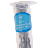 Maxbell 100 Gogga Pins Entomology Pins Butterfly Collectors Specimen Mounting Pins Diameter 0.32mm