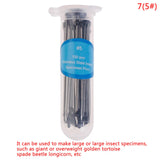 Maxbell 100 Gogga Pins Entomology Pins Butterfly Collectors Specimen Mounting Pins Diameter 0.71mm