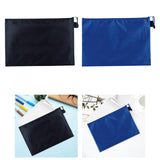 Maxbell Zipper Pouch B5 Waterproof Zip File Folder for Business Commercial Meeting