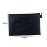 Maxbell Zipper Pouch B5 Waterproof Zip File Folder for Business Commercial Meeting