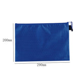 Maxbell Zipper Pouch B5 Waterproof Zip File Folder for Business Commercial Meeting