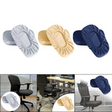 Maxbell Arm Rest Cover Sponge Filling Washable Armrest Cover Pads Desk Chair Cushion Grey