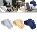 Maxbell Arm Rest Cover Sponge Filling Washable Armrest Cover Pads Desk Chair Cushion Grey