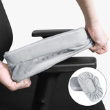 Maxbell Arm Rest Cover Sponge Filling Washable Armrest Cover Pads Desk Chair Cushion Grey