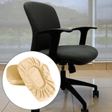 Maxbell Arm Rest Cover Sponge Filling Washable Armrest Cover Pads Desk Chair Cushion Beige