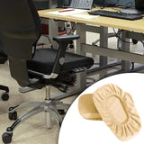 Maxbell Arm Rest Cover Sponge Filling Washable Armrest Cover Pads Desk Chair Cushion Beige