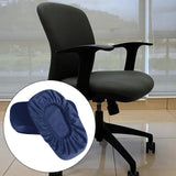 Maxbell Arm Rest Cover Sponge Filling Washable Armrest Cover Pads Desk Chair Cushion Blue