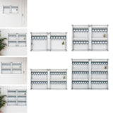 Maxbell Key Lock Box Security Key Cabinet for Apartment Garage Personal and Business 12 Keys Position