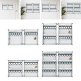 Maxbell Key Lock Box Security Key Cabinet for Apartment Garage Personal and Business 12 Keys Position