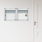 Maxbell Key Lock Box Security Key Cabinet for Apartment Garage Personal and Business 12 Keys Position