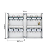 Maxbell Key Lock Box Security Key Cabinet for Apartment Garage Personal and Business 24 Keys Position