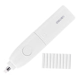 Maxbell Electric Eraser Handy Accurate Detailing Tool for Sketching Drawing Painting White