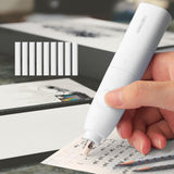 Maxbell Electric Eraser Handy Accurate Detailing Tool for Sketching Drawing Painting White