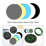 Maxbell Backdrops Reflective Round Background Boards for Food Tabletop Blog Pictures 15cm