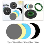 Maxbell Backdrops Reflective Round Background Boards for Food Tabletop Blog Pictures 15cm