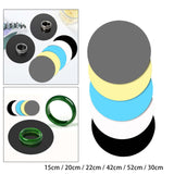 Maxbell Backdrops Reflective Round Background Boards for Food Tabletop Blog Pictures 15cm