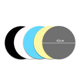 Maxbell Backdrops Reflective Round Background Boards for Food Tabletop Blog Pictures 42cm