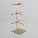 Maxbell Multiple Eyeglasses Display Rack Sunglasses Organizer for Countertop Dresser 3 Tiers Gold