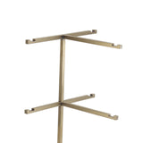 Maxbell Multiple Eyeglasses Display Rack Sunglasses Organizer for Countertop Dresser 3 Tiers Gold