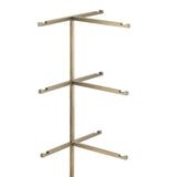 Maxbell Multiple Eyeglasses Display Rack Sunglasses Organizer for Countertop Dresser 4 Tiers Gold