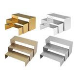 Maxbell 3 Pieces Purse Perfume Display Riser Stand for Home and Retail Shops Stylish Style A