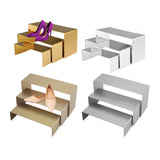 Maxbell 3 Pieces Purse Perfume Display Riser Stand for Home and Retail Shops Stylish Style A