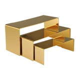 Maxbell 3 Pieces Purse Perfume Display Riser Stand for Home and Retail Shops Stylish Style A